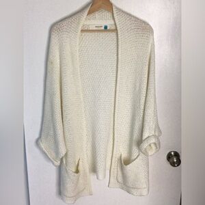 Cozy Cream Open-Front Sweater S/M/L